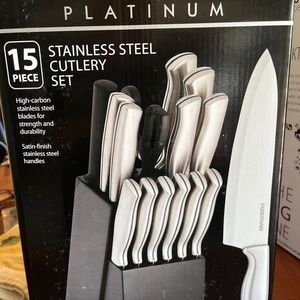 Farberware platinum 15 pc cutlery set new in open box